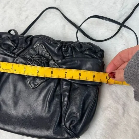 Sharif White Crossbody Bag with Floral Design - Picture 10 of 10